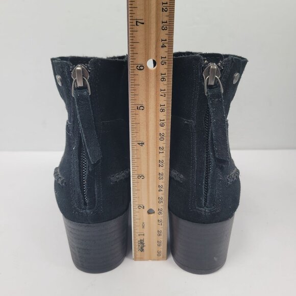 UGG Bandara Women's Black Suede Ankle Boots S/N 1095053 US Size 5.5 - Picture 8 of 9